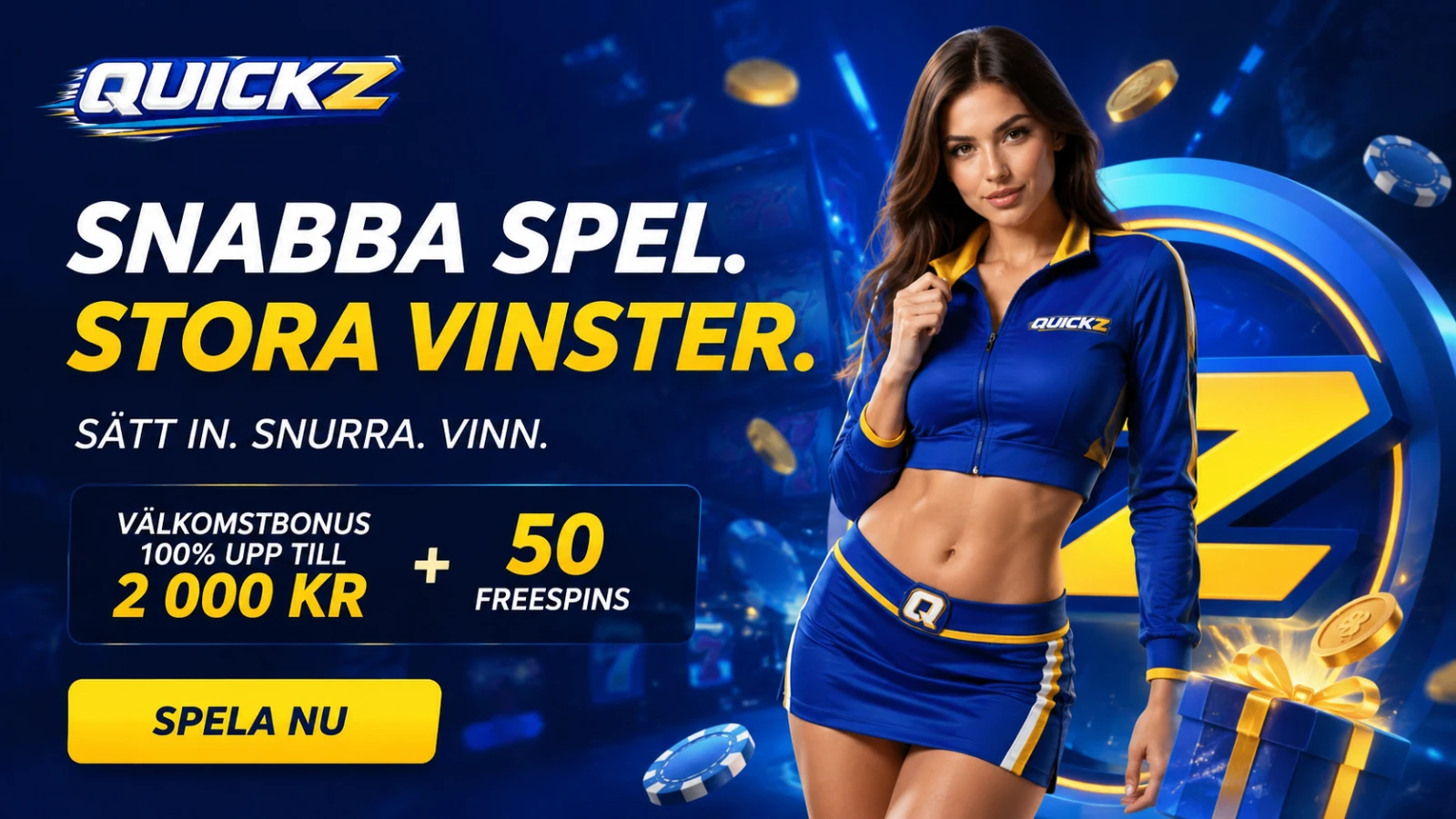 Quickz Casino – färgglada slots och vinster